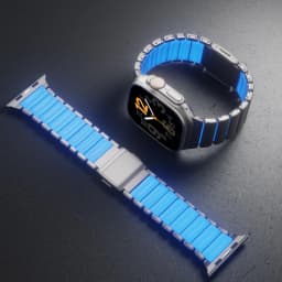 Silicone Magnetic Strap for Apple Watch Ultra 4/3/2 49mm Series 12/11/10 46mm Titanium Metal Band Iwatch 9 8 7 45mm SE3 44mm