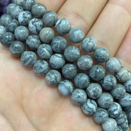 Natural Stone Amethyst Green Jade Agate Rose Quartz Apatite Turquoise Round Bead for Jewelry Make Diy Women Bracelet Accessories