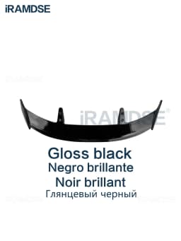 Gloss Black Spoiler for SEAT Ibiza Leon Carbon Paint 2009-2021 Year Rear Windshield Wing Trunk ABS Accessories