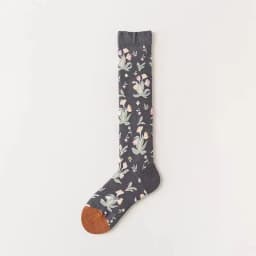 Socks Women's High Tube Calf Knee-length Socks Retro Illustration Art Abstract Street Autumn and Winter Cotton Socks High Sock