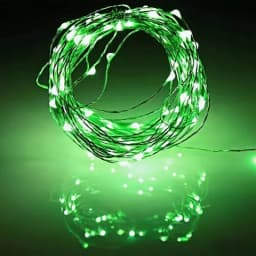 Battery Power Fairy Lights Silver Wire Xmas String Lamp Outdoor Garden Wedding Holiday Lights for Christmas Wedding Party Decor