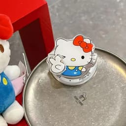 Sanrio Hello Kitty Rotate For Magsafe Magnetic Phone Grip Tok Griptok Stand For iPhone Foldable Wireless Charging Case Holder