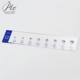 Comparison Ring Sizer Tester 5A CZ Moissanite Diamond Jewerly Dealer Tools Set Tools Size Shape Reference Top Quality Wholesale