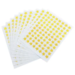 10 Pieces/bag Children's Cartoon Pattern Mini Kindergarten Reward Sticker Teacher Praise Label Reward Five-star Gold Sticker