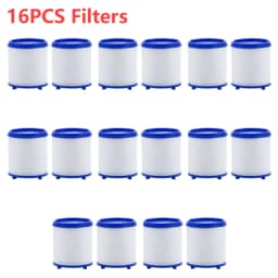 2-40PC Faucet Water Filter Element Remove Chlorine Heavy Metals Filtered Showers Head Bath Filtration Purifier Soften Hard Water