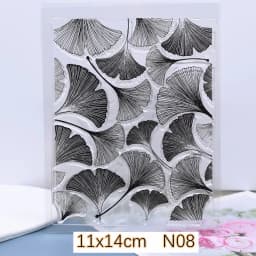 Polymer Clay Texture DIY Pottery Clay Jewelry Emboss Tree Leaf Flower Stamp Soft Pottery Polymer Clay Tools Mandala Plants Stamp