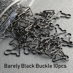 10Pcs/10Sets Mini Doll Belt Buttons Gourd Style Dolls Buckles Metal Buckle Mini Ultra-small Buckle Trousers Bags Accessories