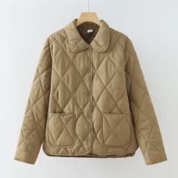 Stylish Lightweight Cotton Jacket for Women Warm Flap Collar Loose Fit Autumn Winter Coat Comfortable Breathable Female Outer...