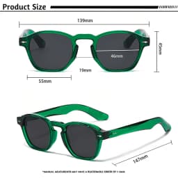 CATERSIDE Fashion Men's Optical Sunglasses Round Customized Prescription Sun Glasses Women's Party Travel Decoration Eyewear