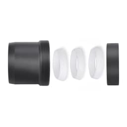 NV007 Adapter 38mm To 46mm Quick Install Aluminum Alloy Digital Night Vision Sleave Bracket 3 in 1 PRAD NV007 Fast Mounted Rings