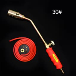 LPG Fire Torch Single Switch Liquefied Gas Torch High Temperature Brazing Household Pig Cow Hair Burning Tool With Gas Hose