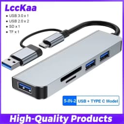 USB C Hub 7/8 in 1 4K HDMI Adapter Splitter with RJ45 USB3.0 2.0 SD/TF Card Reader PD Fast Charge for PC MacBook Notebook Laptop