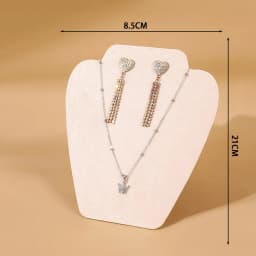 Earrings Necklace Set Display Board Necklace Portrait Model Jewelry Rack Earrings Ear Jewelry Hanger Jewelry Rack