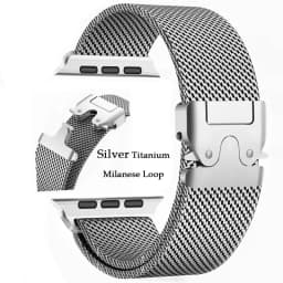 Titanium Straps For Apple watch Ultra 2 49mm Series 10 9 8 7 6 5 4 SE 46mm 42mm 41mm 45mm 44mm 38-40mm Milanese Loop Accessories