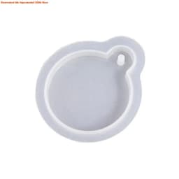 Fan-shaped Round Heart Oval Bone Tag Silicone Epoxy Mold Resin Casting Necklace Pendant Mold Suitable for Home Decor