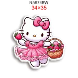 Hello Cat 10pcs/lot San Resin Planar Transparent Glitter Acrylic Flatback for Charms DIY Bow Craft Supplies Phone Case Decor