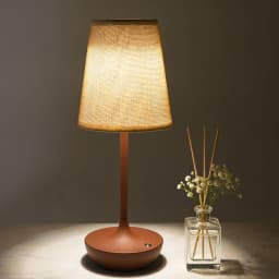 HPH LED Table Lamp Vintage Lamp Fabric Shade Desk Light Retro Bedside Lamp for Home Livingroom Bedroom Decor Night Light