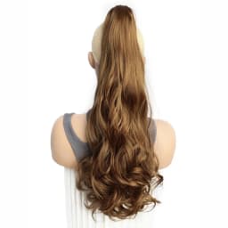 Synthetic Long Curly Ponytail Heat-resistant Claw Clip in Hair Extension Daily Easy to Wear Hairpiece for Women