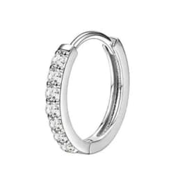 Bobisty 1pc Earrings for Sensitive Ears Surgical Stainless Steel Earrings for Women Dainty Flat Back Earring Stud Hoop Cartilage