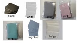 100PCS 10X6.5CM 7Colors Package Silver Gold Polish Cloth Anti Tarnish Jewellery Tools Sterling Silver Polishing Cleaning