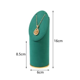 Cylindrical Jewelry Display Props Necklace Pendant Display Stand Rings Earring Storage Rack Store Counter Jewelry Organizer