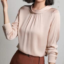 Women blusas long sleeved Slim plus size silk satin shirts office ladies work female Chiffon blouse Elegant blusa feminina