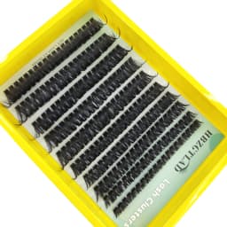 30rows Lash Clusters DIY Spiky Cluster Lashes Mixed Styles Fluffy Volume Clusters Lashes Fluffy Individual Eyelashes Extension