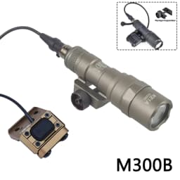 Surefire M300 M600 Flashlight With UNIT Lite Pressure Switch fit 20mm Rail SF M300B M600C M600B LED Scout Light