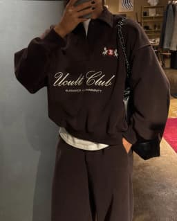 Women's Sweater Versatile Half Zip Sweatshirt 2025 Spring Autumn New Letter Embroidery Lazy Loose Pullover Top