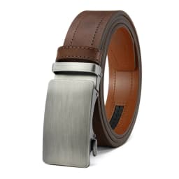 Men's Belt Metal Luxury Brand Automatic Buckle High-quality PU Leather High-quality Men's Business Casual Belt Multi-color