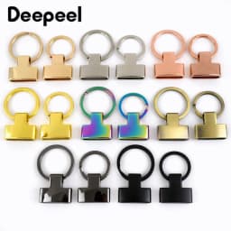 5/10/20Pcs 20/24mm Metal Key Ring Connector O Keychain Buckles for Car Keys Bag Handbag DIY Leather Craft Accessories