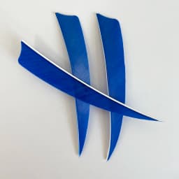 IBOUNFOX 100Pcs Archery Arrow 5 Inch Real Feathers Fletching Right/ Left Wing Shild Cut for DIY Hunting Shooting Shafts