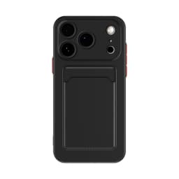 Soft Silicone Slot Wallet Card Holder Back Case For iPhone 18 Pro Max 18 Pro 17 Air 11 12 13 14 15 16 Plus Mini Shockproof Cover
