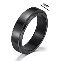 Anxiety Ring Figet Spinner Rings For Women & Men Stainless Steel Rotate Freely Spinning Anti Stress Accessories Jewelry Gifts