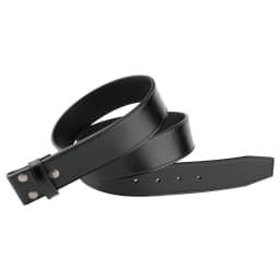 No Buckle Leather Belt Press Button Width 3.8cm DIY Decorative Accessories