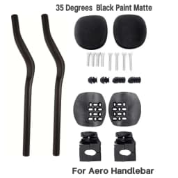Carbon Road Handlebars Bicycle Rest Bar TT Handlebar Clip On Aero bar Bike Racing Carbon Handle Bar 30°/45° Triathlon Handles