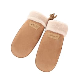 Suede Mittens Women Winter Keep Warm Thickened Hanging Rope Gloves Cute Lovely Sweety Windproof Outdoor Drive Cycling