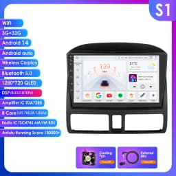 Car Intelligent Systems Carplay Android Auto Radio for Honda CR-V 2 CRV 2001-2006 AutoRadio Car Multimedia Player GPS Stereo DSP
