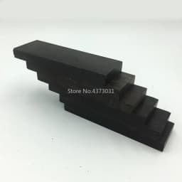 1piece Multi Size Black Wood for DIY Knife Handle Material East Africa Ebony Wood for Various Handicraft Raw Materials