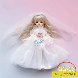 Cute GG Series Pretty Personalized Clothes for 30 cm 1/6 Bjd Byte Doll DIY Dress Up Clothing Skirt Casual Suit Socks Accessories