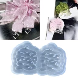 Resin Shaker Molds Silicone Resin Casting Molds Epoxy Quicksand Molds for DIY Pendant Charms Jewelry Making Accessories