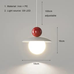 Nordic LED Pendant Light Cream Style Modern Hanging Lamp Indoor Lighting Room Decor Chandeliers For Living Room Bedside Bedroom