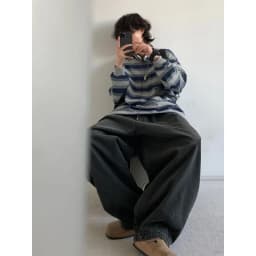 2026 Autumn New Japan Retro Striped Basic Round Neck Long Sleeved Sweatshirt Korean Fashion Harajuku Men's Casual Loose Pullover