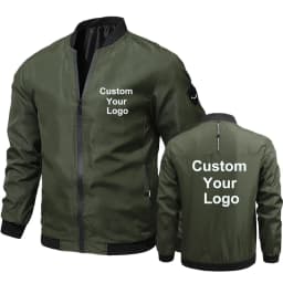 New Men's Customize Your Logo Casual Jacket Men Fashion Loose Mens Jacket Sportswear Jacket Mens Jackets and Coats