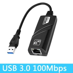 10/100/1000Mbps USB 3.0 Wired Network Card USB to RJ45 Type C to RJ45 LAN Ethernet Adapter for PC Macbook Windows Laptop Game