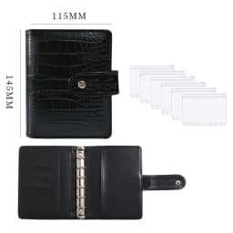 2023 New A7 Budget Binder Cash Envelopes for Money Saving Organizer with Zipper Pockets, Budget Sheets and Self-adhesive Labels