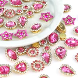 50pcs/lot Silver Claw Setting Glass Rhinestone Mixed Shape Sew On Crystal Stone Diamond for Wedding Dress Shoes Bags DIY Trim