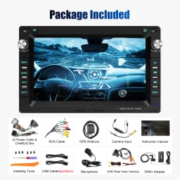ESSGOO 7" Android 14 Car Stereo Radio For Golf Jetta MK4 Polo 6N Carplay Android Auto GPS Navigation BT FM RDS SWC Mirror Link