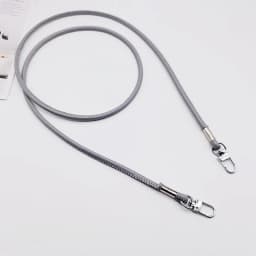 Unicolor Leather Crossbody Bag Strap Replacement with Phone Loss Prevention Chain for DIY Bag Making Projects