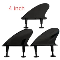1Pic/3Pcs Soft Surfing Fins Plastic Soft Tail Fin With Replacement 6 Fins Screw Longboard Softboard Surf Accessories